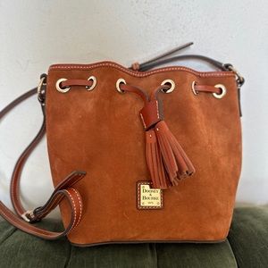 Dooney & Bourke Suede Kendall crossbody rare discontinued style BSUED9199HNTN